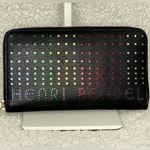Henri Bendel Rainbow Long Zipper Wallet